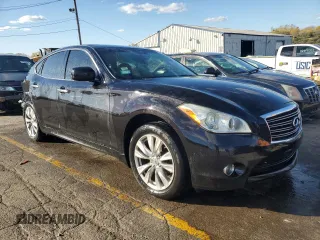 2012 Infiniti M37 with VIN JN1BY1AR5CM393479, listed as a Copart auction lot 77598814 with 174,932 mi miles and Salvage Title. Bid and sale history available at carsss.com. Image 4.