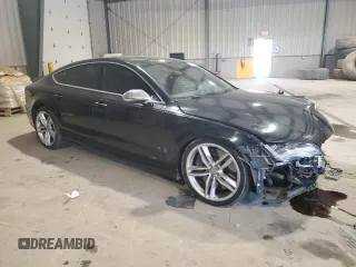 2014 Audi S7 Prestige with VIN WAUW2AFC1EN078774, listed as a Copart auction lot 77233704 with 95,733 mi miles and Salvage Title. Bid and sale history available at carsss.com. Image 4.