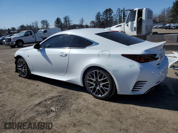 2016 Lexus RC 300 F Sport z VIN JTHSM5BC3G5000653, wystawiony jako Copart lot #47374555 z przebiegiem 113 722 mil mil oraz Szkody całkowita. Historia ofert i sprzedaży dostępna na DreamBid. Obrazek 2.