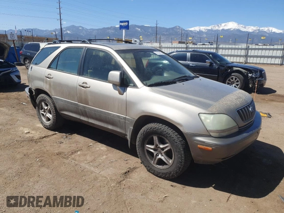 2003 Lexus RX 300 with VIN JTJHF10U730297070, listed as a Copart auction lot 52138185 with 200,510 mi miles and Salvage Title. Bid and sale history available at carsss.com. Image 4.