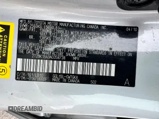 2010 Lexus RX 350 with VIN 2T2BK1BA9AC058738, listed as a Copart auction lot 63950045 with 299,148 mi miles and Clean title. Bid and sale history available at DreamBid. Image 10.