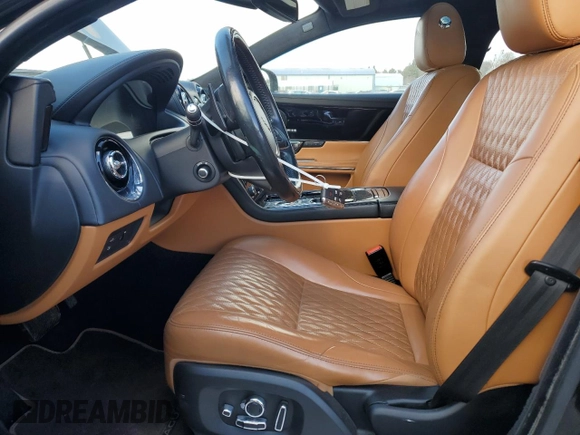 2017 Jaguar XJ with VIN SAJWJ2GD0H8W07154, listed as a Copart auction lot 42090375 with 66,546 mi miles and Salvage Title. Bid and sale history available at carsss.com. Image 7.