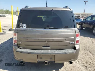 2014 Ford Flex SEL z VIN 2FMGK5C8XEBD43259, wystawiony jako Copart lot #56129285 z przebiegiem 142 203 mil mil oraz Szkoda całkowita • Salvage title. Historia ofert i sprzedaży dostępna na DreamBid. Obrazek 6.