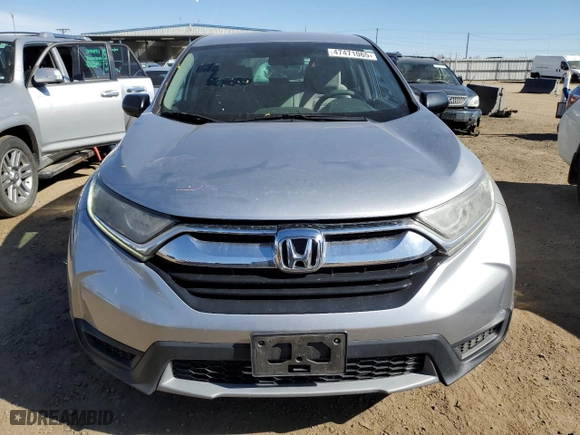 2018 Honda CR-V LX with VIN 2HKRW6H35JH210704, listed as a Copart auction lot 47471065 with 104,928 mi miles and Salvage Title. Bid and sale history available at carsss.com. Image 5.