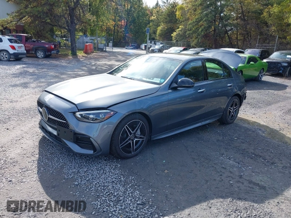 2024 Mercedes-Benz C 300 with VIN W1KAF4HB1RR162332, listed as a IAAI auction lot 40528259 with 512 mi miles and . Bid and sale history available at DreamBid. Image 17.