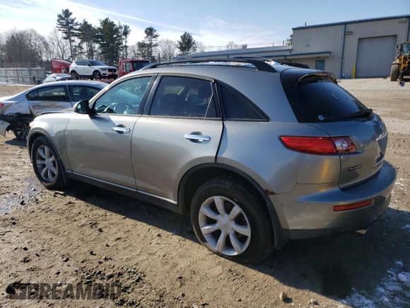 2005 Infiniti FX35 with VIN JNRAS08W15X201105, listed as a Copart auction lot 54051125 with 204,737 mi miles and Non Repairable. Bid and sale history available at carsss.com. Image 2.