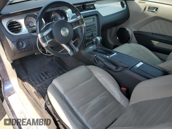 2011 Ford Mustang V6 with VIN 1ZVBP8EM4B5108994, listed as a Copart auction lot 59923745 with 187,390 mi miles and Salvage title. Bid and sale history available at DreamBid. Image 8.