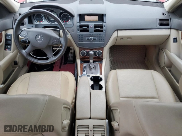 2011 Mercedes-Benz C with VIN WDDGF5EBXBR158693, listed as a Copart auction lot 51616425 with 123,994 mi miles and Salvage Title. Bid and sale history available at carsss.com. Image 8.