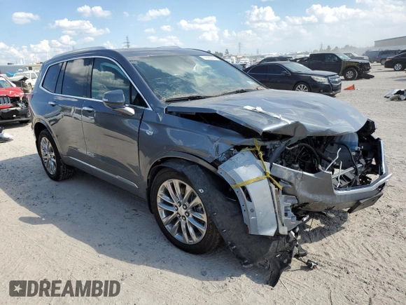 2021 Cadillac XT6 Premium Luxury with VIN 1GYKPDRS0MZ222324, listed as a Copart auction lot 72393254 with 11,847 mi miles and Salvage Title. Bid and sale history available at carsss.com. Image 4.