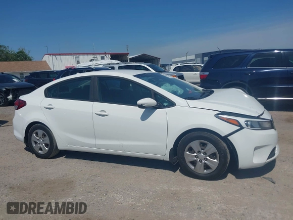 2017 Kia Forte LX with VIN 3KPFK4A75HE091714, listed as a IAAI auction lot 41908144 with 99,736 mi miles. Bid and sale history available at carsss.com. Image 13.