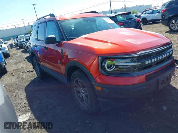 2024 Ford Bronco Sport Big Bend with VIN 3FMCR9B62RRF13820, listed as a IAAI auction lot 42361289 with 4,554 mi miles and . Bid and sale history available at DreamBid. Image 1.