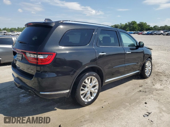 2015 Dodge Durango Citadel with VIN 1C4RDJEG9FC750902, listed as a Copart auction lot 62283165 with 140,198 mi miles and Salvage title. Bid and sale history available at DreamBid. Image 3.