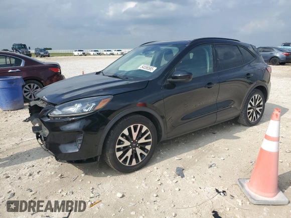 2020 Ford Escape SE Sport Hybrid with VIN 1FMCU0BZ5LUB81201, listed as a Copart auction lot 54556585 with 62,284 mi miles and Salvage title. Bid and sale history available at DreamBid. Image 1.