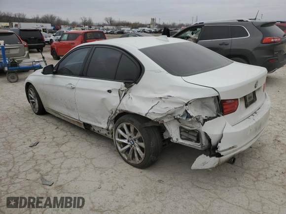 2015 BMW 3 Series 320i xDrive with VIN WBA3C3G59FNT52946, listed as a Copart auction lot 45638255 with Not Provided miles and Salvage Title. Bid and sale history available at carsss.com. Image 2.