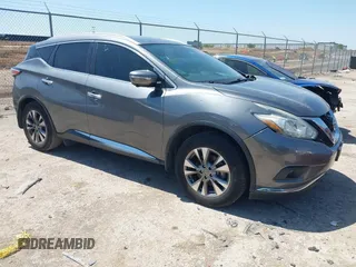 2015 Nissan Murano SV with VIN 5N1AZ2MG1FN251579, listed as a IAAI auction lot 41993087 with 98,832 mi miles and . Bid and sale history available at DreamBid. Image 1.