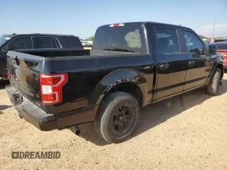 2020 Ford F-150 XL with VIN 1FTEW1CP6LKE24018, listed as a Copart auction lot 55812115 with 109,741 mi miles and Salvage title. Bid and sale history available at DreamBid. Image 3.