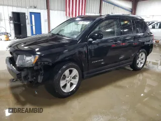 2016 Jeep Compass Latitude z VIN 1C4NJDEB2GD573909, wystawiony jako Copart lot #62168225 z przebiegiem 70 944 mil mil oraz Szkoda całkowita • Salvage title. Historia ofert i sprzedaży dostępna na DreamBid. Obrazek 1.