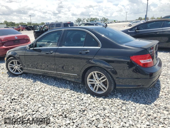 2014 Mercedes-Benz C 250 Sport with VIN WDDGF4HB8ER304938, listed as a Copart auction lot 62833835 with 151,199 mi miles and Salvage title. Bid and sale history available at DreamBid. Image 2.
