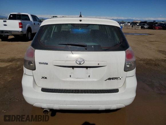 2006 Toyota Matrix STD z VIN 2T1KR32E96C579576, wystawiony jako Copart lot #57182925 z przebiegiem Nie podano mil oraz Nie do naprawy • Non repairable. Historia ofert i sprzedaży dostępna na DreamBid. Obrazek 6.