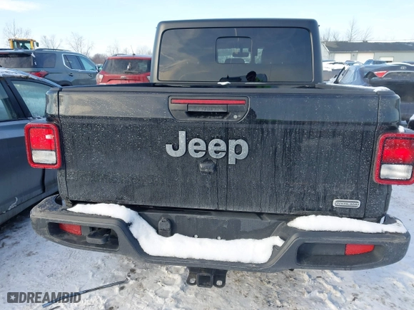 2023 Jeep Gladiator Overland with VIN 1C6HJTFG1PL553343, listed as a IAAI auction lot 41349518 with 19,556 mi miles. Bid and sale history available at carsss.com. Image 16.