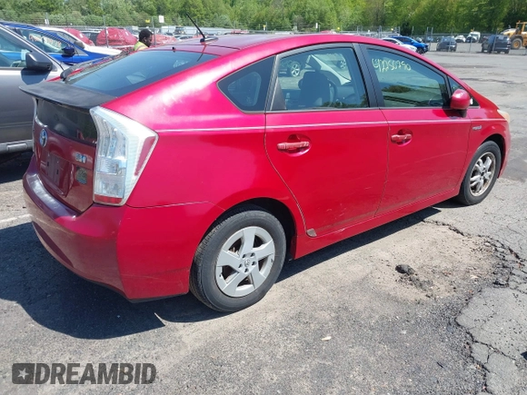 2010 Toyota Prius II with VIN JTDKN3DU9A0200417, listed as a IAAI auction lot 42250790 with 147,470 mi miles and . Bid and sale history available at DreamBid. Image 4.