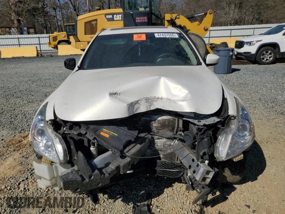 2015 Infiniti Q40 with VIN JN1CV6AR1FM651110, listed as a Copart auction lot 47437555 with 155,762 mi miles and Salvage Title. Bid and sale history available at carsss.com. Image 5.