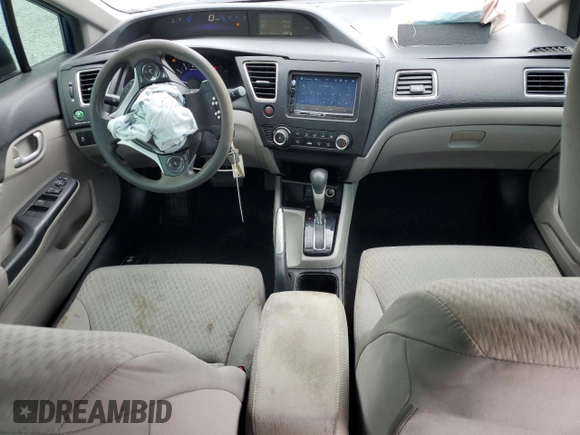2014 Honda Civic Sedan LX with VIN 19XFB2F57EE014186, listed as a Copart auction lot 52188865 with 190,141 mi miles and Salvage Title. Bid and sale history available at carsss.com. Image 8.