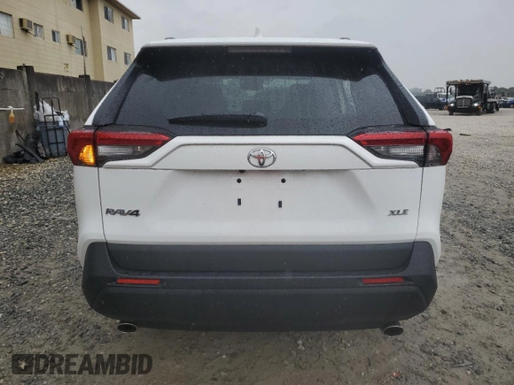 2025 Toyota RAV4 XLE with VIN 2T3W1RFV4SC304172, listed as a Copart auction lot 88953335 with 1,350 mi miles and Salvage Title. Bid and sale history available at carsss.com. Image 6.