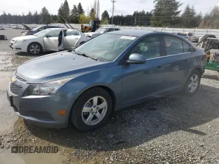 2012 Chevrolet Cruze LT w/1LT with VIN 1G1PF5SC2C7344984, listed as a Copart auction lot 52523485 with 123,627 mi miles and Salvage Title. Bid and sale history available at carsss.com. Image 1.
