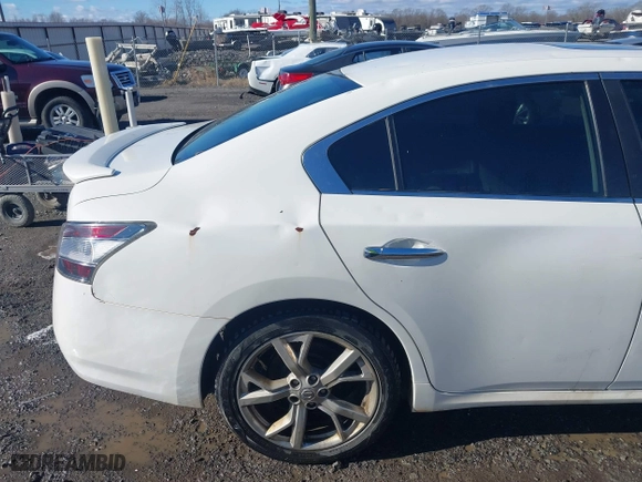2012 Nissan Maxima 3.5 S with VIN 1N4AA5AP3CC841684, listed as a IAAI auction lot 41193583 with 223,760 mi miles. Bid and sale history available at carsss.com. Image 19.