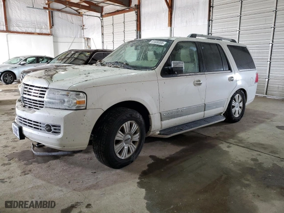 2009 Lincoln Navigator with VIN 5LMFU28549LJ00455, listed as a Copart auction lot 41838355 with 0 mi miles and Salvage Title. Bid and sale history available at carsss.com. Image 1.