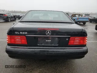 1998 Mercedes-Benz SL-Class with VIN WDBFA67F9WF159317, listed as a Copart auction lot 74148733 with 47,681 mi miles and Non Repairable. Bid and sale history available at carsss.com. Image 6.