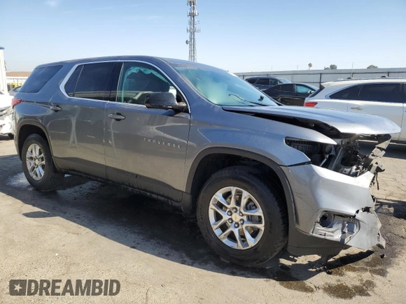 2020 Chevrolet Traverse LS with VIN 1GNERLKW3LJ273020, listed as a Copart auction lot 77422724 with 156,784 mi miles and Clean Title. Bid and sale history available at carsss.com. Image 4.