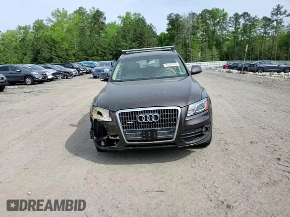 2012 Audi Q5 Premium Plus with VIN WA1LFAFP5CA046664, listed as a Copart auction lot 53701375 with 158,669 mi miles and Salvage title. Bid and sale history available at DreamBid. Image 14.