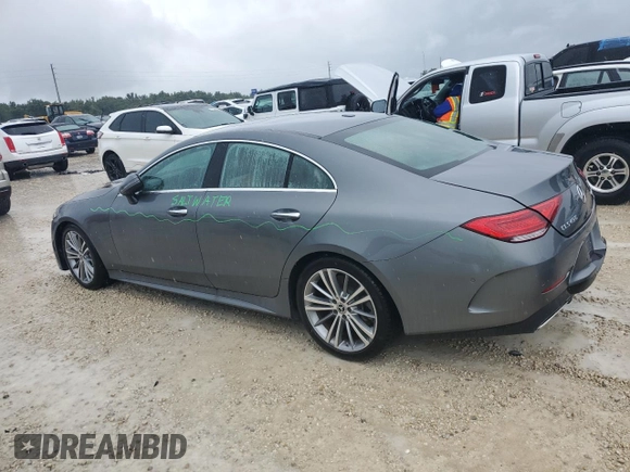 2022 Mercedes-Benz CLS with VIN W1K2J5KB2NA103977, listed as a Copart auction lot 74358614 with 0 mi miles and Non Repairable. Bid and sale history available at carsss.com. Image 2.