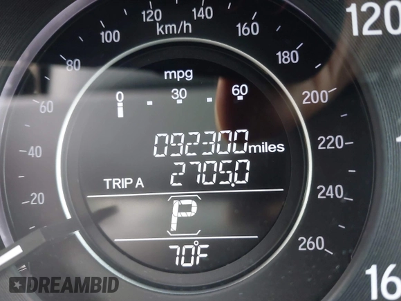 2017 Honda Accord LX with VIN 1HGCR2F33HA162048, listed as a IAAI auction lot 42006856 with 92,300 mi miles. Bid and sale history available at carsss.com. Image 15.