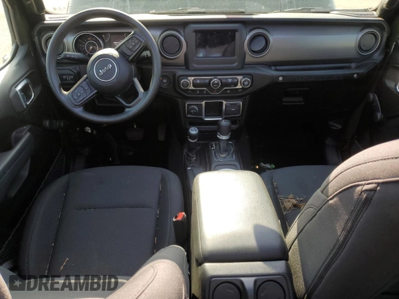 2022 Jeep Wrangler Unlimited Willys with VIN 1C4HJXDN6NW245016, listed as a Copart auction lot 51582925 with 3,029 mi miles and Salvage title. Bid and sale history available at DreamBid. Image 8.
