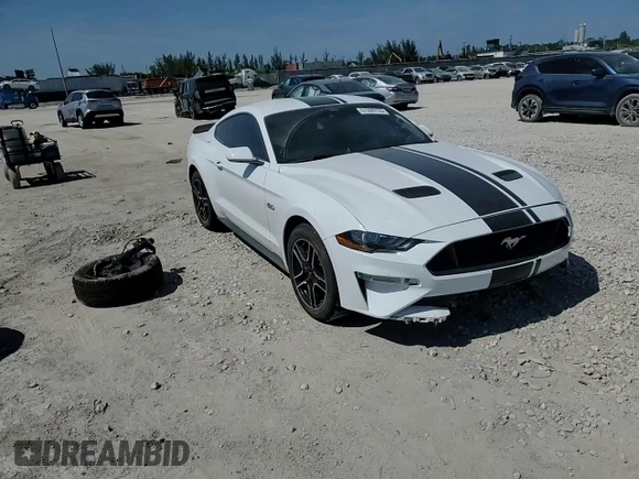 2023 Ford Mustang GT with VIN 1FA6P8CF5P5302262, listed as a Copart auction lot 57339775 with 41,952 mi miles and Salvage title. Bid and sale history available at DreamBid. Image 13.