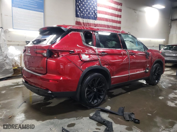 2023 Mitsubishi Outlander SE with VIN JA4J4UA87PZ011954, listed as a Copart auction lot 83415314 with 6,889 mi miles and Non Repairable. Bid and sale history available at carsss.com. Image 3.
