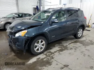 2012 Toyota RAV4 Limited with VIN 2T3DF4DV5CW178385, listed as a Copart auction lot 51358285 with 206,367 mi miles and Salvage Title. Bid and sale history available at DreamBid. Image 1.