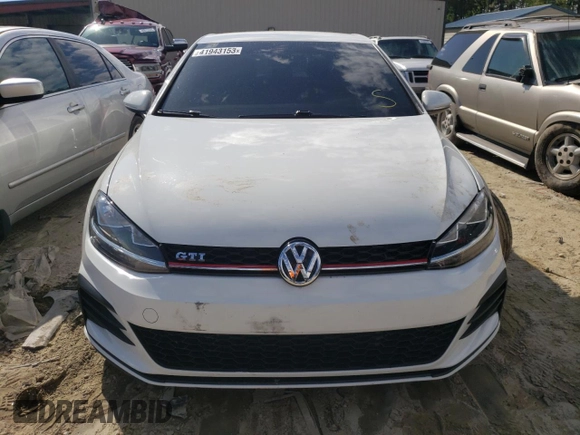 2018 Volkswagen Golf GTI S with VIN 3VW547AUXJM290814, listed as a Copart auction lot 41943153 with 25,153 mi miles. Bid and sale history available at carsss.com. Image 5.