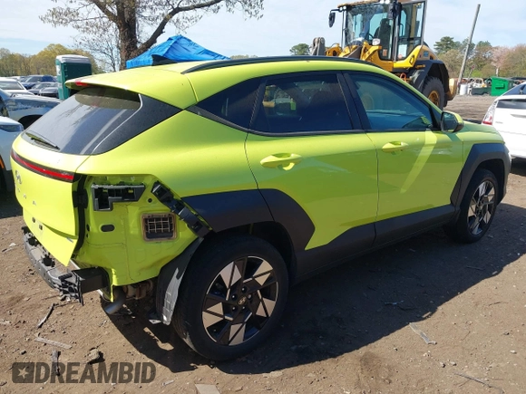 2024 Hyundai Kona SEL with VIN KM8HCCAB5RU042113, listed as a IAAI auction lot 42156805 with 25,671 mi miles and . Bid and sale history available at carsss.com. Image 4.