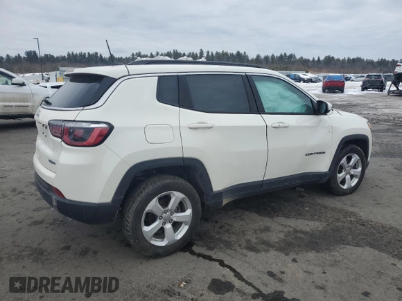2018 Jeep Compass Latitude with VIN 3C4NJDBB1JT398204, listed as a Copart auction lot 45793145 with 72,443 mi miles and Salvage Title. Bid and sale history available at DreamBid. Image 3.
