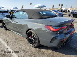 2023 BMW 4 Series M440i with VIN WBA53AT09PCM38259, listed as a Copart auction lot 44629515 with 14,621 mi miles and Salvage Title. Bid and sale history available at DreamBid. Image 2.