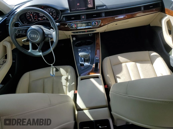 2017 Audi A4 Prestige with VIN WAUFNAF4XHN053943, listed as a Copart auction lot 48106695 with 96,040 mi miles and Salvage Title. Bid and sale history available at carsss.com. Image 8.