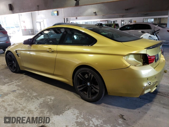 2015 BMW M4 with VIN WBS3R9C55FF708841, listed as a Copart auction lot 37322644 with 213,527 mi miles. Bid and sale history available at carsss.com. Image 2.