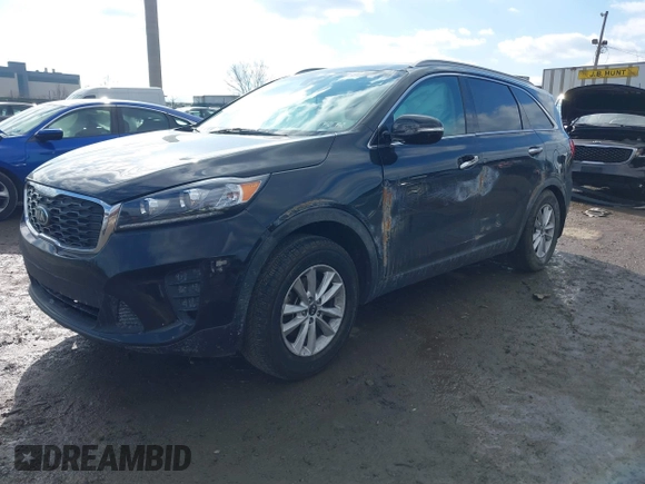 2019 Kia Sorento L with VIN 5XYPG4A3XKG592630, listed as a IAAI auction lot 41530985 with 84,991 mi miles. Bid and sale history available at carsss.com. Image 16.