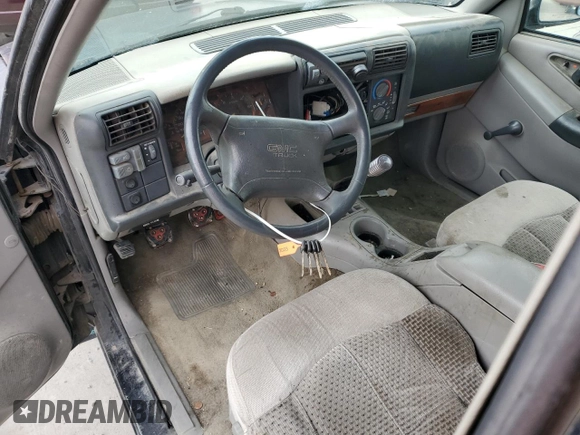 1997 GMC Sonoma SLS with VIN 1GTDT19W2V8504564, listed as a Copart auction lot 78217124 with 184,122 mi miles and Salvage Title. Bid and sale history available at carsss.com. Image 8.