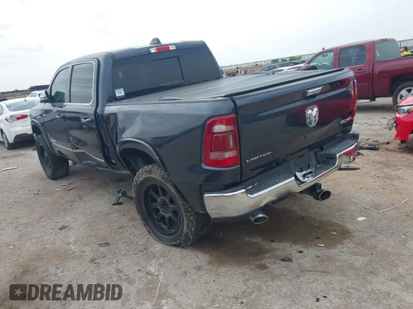 2020 Ram 1500 Limited with VIN 1C6SRFHT5LN422246, listed as a IAAI auction lot 41948083 with 82,032 mi miles and . Bid and sale history available at DreamBid. Image 3.