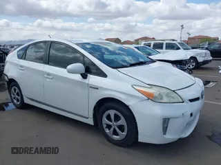 2013 Toyota Prius One with VIN JTDKN3DU2D5655729, listed as a IAAI auction lot 41944784 with 96,951 mi miles. Bid and sale history available at carsss.com. Image 1.